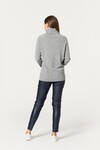 PURE CASHMERE COWL JUMPER (GREY MARLE)