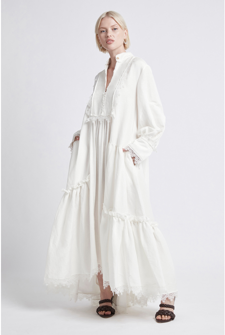 VEIL MAXI DRESS (IVORY)