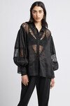 VEIL BLOUSE (BLACK)