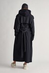 TALIA NYLON TRENCH (NAVY)