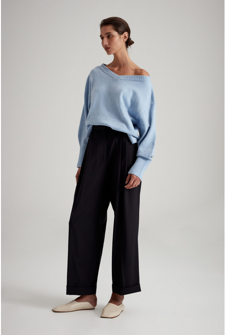 TEMORA KNIT JUMPER (MISTY BLUE)