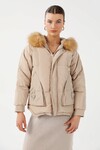 GEMINI PUFFER JACKET (LATTE)