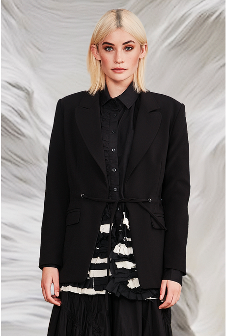 DRAW THE LINE JACKET (BLACK)