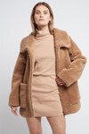 FRANKIE FAUX JACKET (TAN)