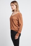 AVALON SWEATER (COPPER METALLIC)