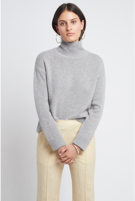 CLEO CASHMERE SWEATER (GREY)