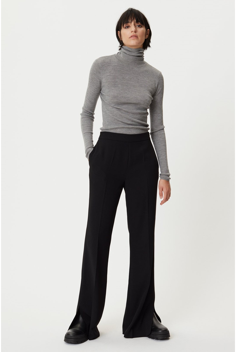 CLASSIC GABARDINE TROUSERS (BLACK)