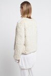 ELLE FUR JACKET (CHALK)