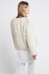 ELLE FUR JACKET (CHALK)