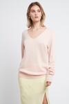 AVALON CASHMERE SWEATER (BLUSH)