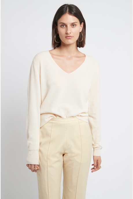 AVALON CASHMERE SWEATER (CREAM)