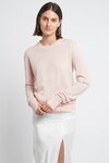 AERIN CASHMERE SWEATER (BLUSH)