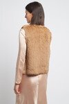 CELINE FUR VEST (TAN)