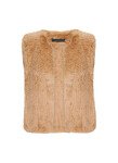 CELINE FUR VEST (TAN)