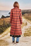 WASTE NOT WANT SCOT COAT (RUST/BLUE CHECK)