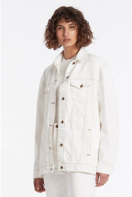 DENIM JACKET (IVORY)