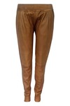 LAUREN LEATHER JOGGERS (TOFFEE)