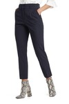 TAPERED PLEATED FRONT PANTS (MIDNIGHT BLUE)