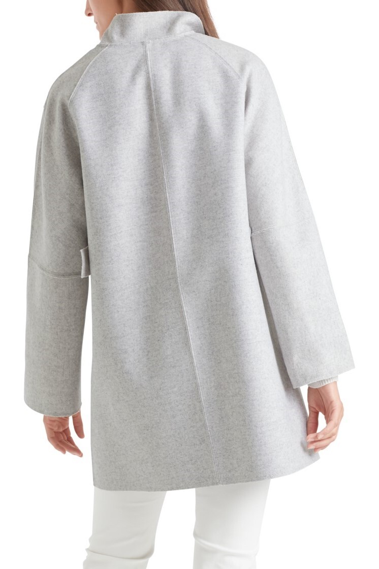 CASUAL LONG JACKET (SILVER GREY)- MARC CAIN WINTER 21