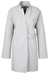 CASUAL LONG JACKET (SILVER GREY)