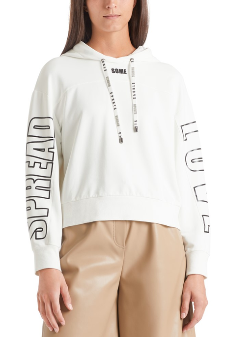 SWEATSHIRT WITH LETTERING (OFF WHTE)