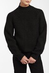 SEVILLE RAGLAN SWEATER (BLACK)