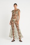 SOFIA LOW BACK GOWN (VIVIENNE PRINT)