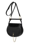 THE BABYLON FOB BAG (BLACK SUEDE)