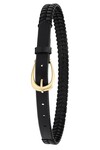 THE CLARISSE WOVEN BELT (VINTAGE BLACK)