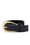 THE CLARISSE WOVEN BELT (VINTAGE BLACK)