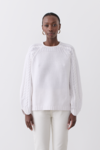 HARPER COTTON CASHMERE KNIT (OPTICAL WHITE)