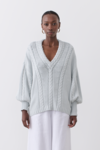 HARMONY LINEN COTTON KNIT (SEAFOAM)