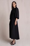 WILLOW CANYON MIDI DRESS (BLACK)