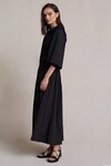 WILLOW CANYON MIDI DRESS (BLACK)