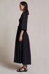 WILLOW CANYON MIDI DRESS (BLACK)