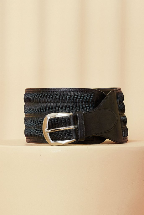 BIRKIN WIDE BELT (BLACK)