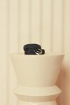 BIRKIN SKINNY BELT (BLACK)
