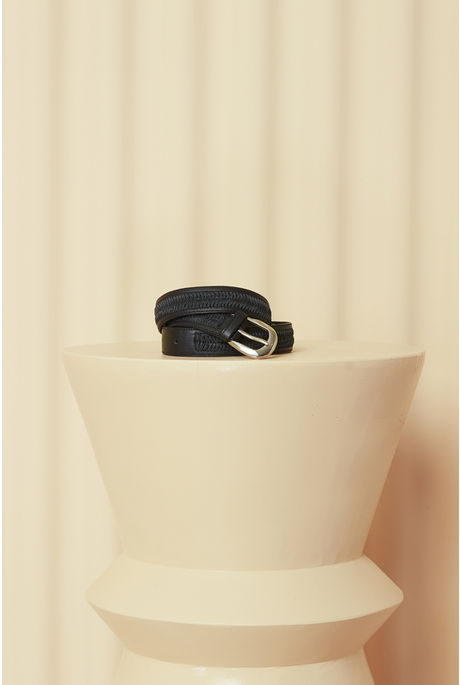 BIRKIN SKINNY BELT (BLACK)