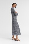 THE CLEO DRESS (SPACE DYED NAVY)