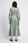 IDEALIST SHIRT DRESS (DUSTY SAGE)