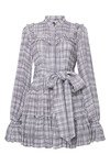 MEMENTO BIB MINI DRESS (BLACK + WHITE CHECK)