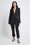 UNIVERSAL CUTOUT BLAZER (BLACK)