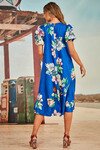 PUFF AND READY DRESS (BLUE FLORAL)