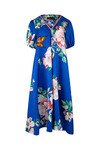 PUFF AND READY DRESS (BLUE FLORAL)