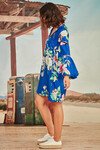 THE GATHERING DRESS (BLUE FLORAL)