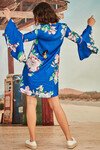 THE GATHERING DRESS (BLUE FLORAL)