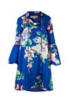 THE GATHERING DRESS (BLUE FLORAL)