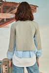 LAYER CAKE JUMPER (GREY MARLE)