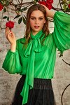 SLEEVE ME BREATHLESS TOP (GREEN)