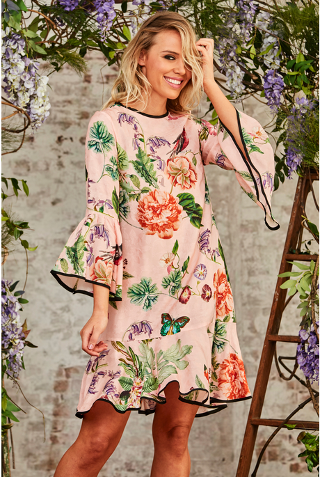 SMOCK IT OFF TUNIC (BLUSH FLORAL)